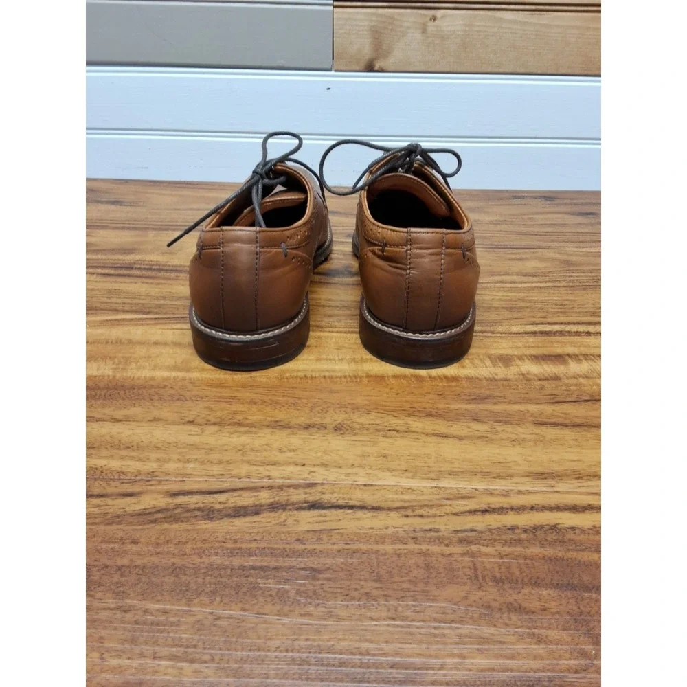 Stacy Adams Mens Size 7 M Redzone Collection Brown Oxfords Dress Shoes